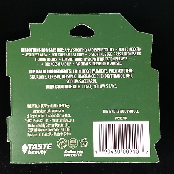 Mountain Dew Lip Balm, Factory sealed Retail pack - Picture 3 of 5